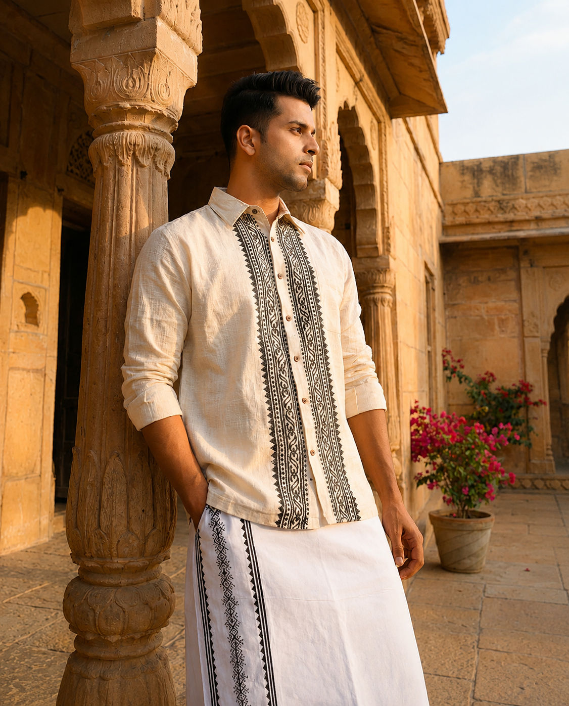 Acharya Shirt Full-sleeve